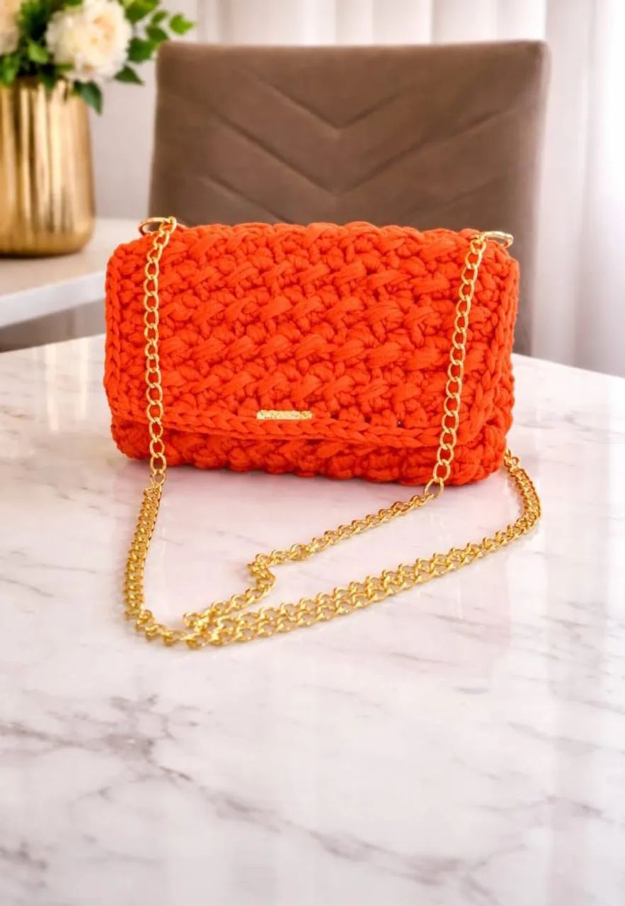 Bolsa em crochê 