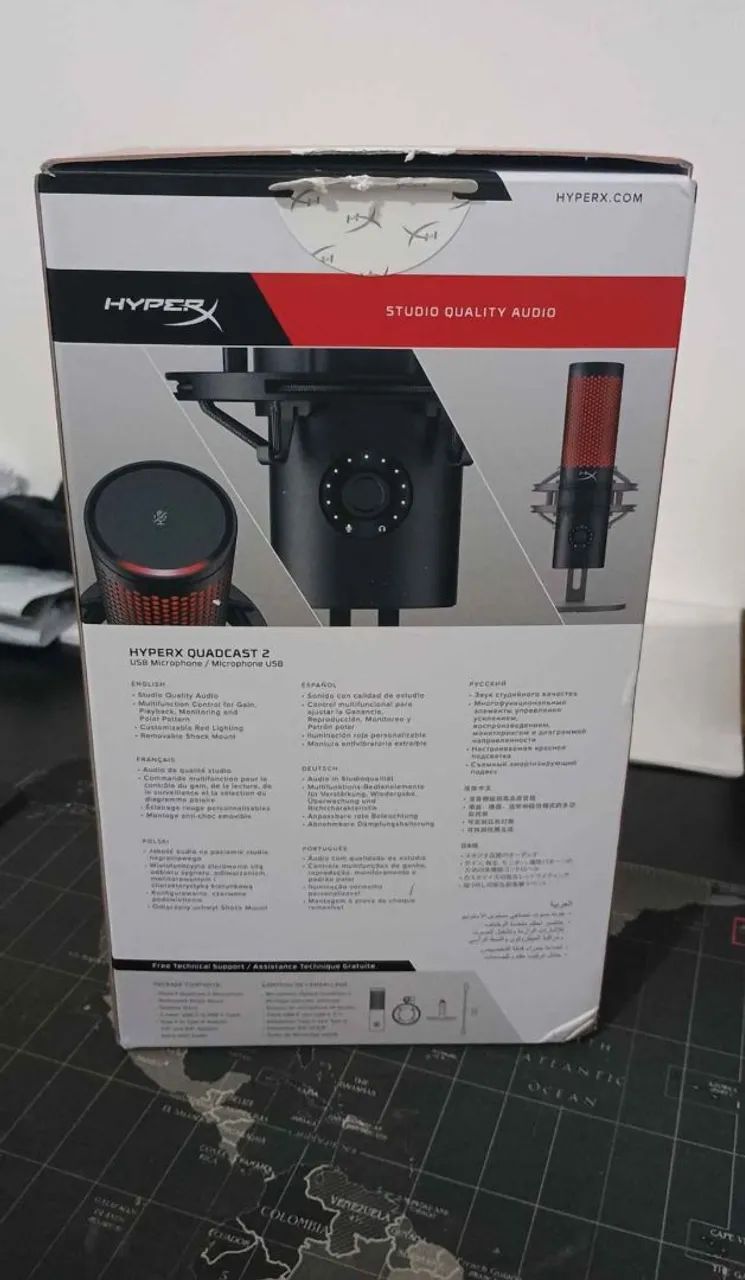 Microfone HyperX Quadcast 2 Zero - Foto 3