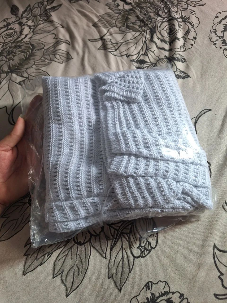 Calça Nova Crochê (M) - Nunca Usada - Foto 5