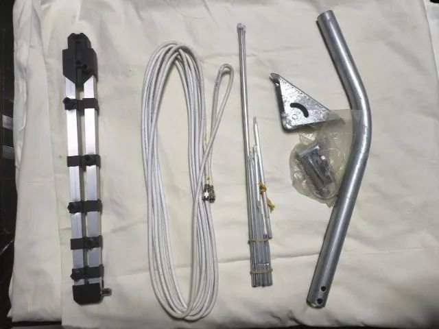 Kit Antena Externa Digital Vhf`/ Uhf + Acessórios 