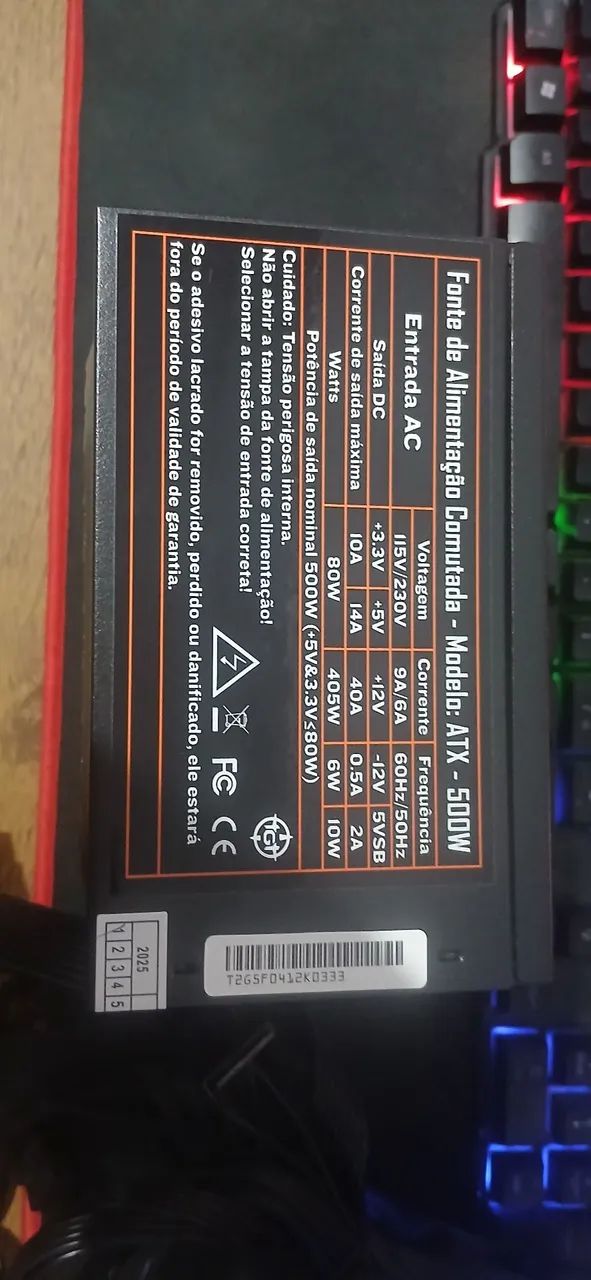 Fonte de Alimentação - TGT - 500W - Foto 3