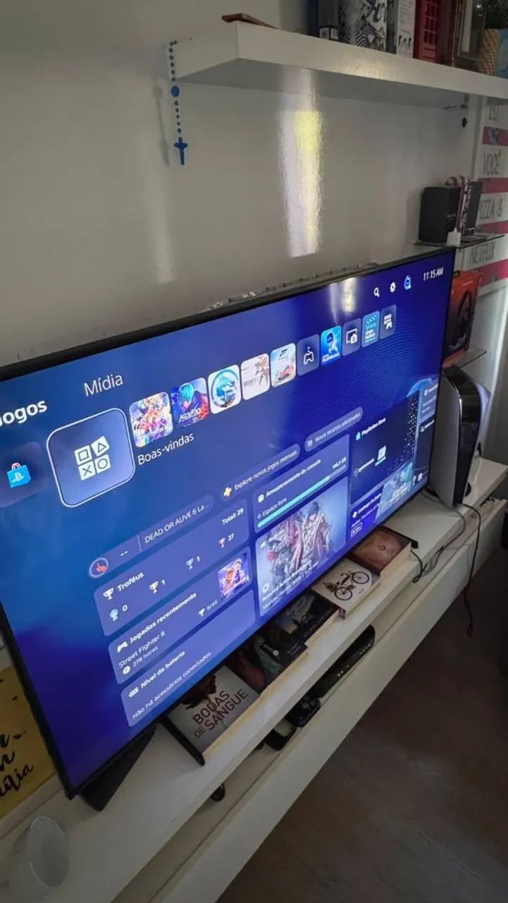 Smart TV Samsung 55° Polegadas 4k Crystal - Foto 3