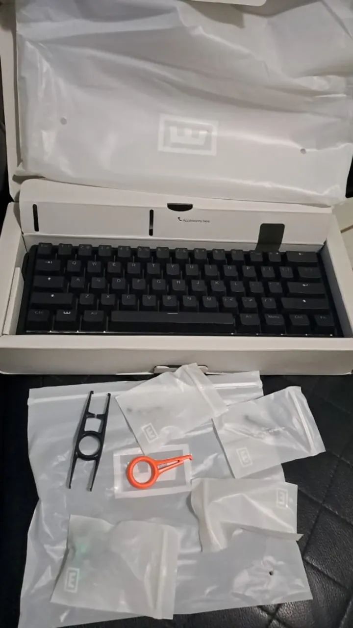 Teclado Wooting 60he V2 alumínio Completo !