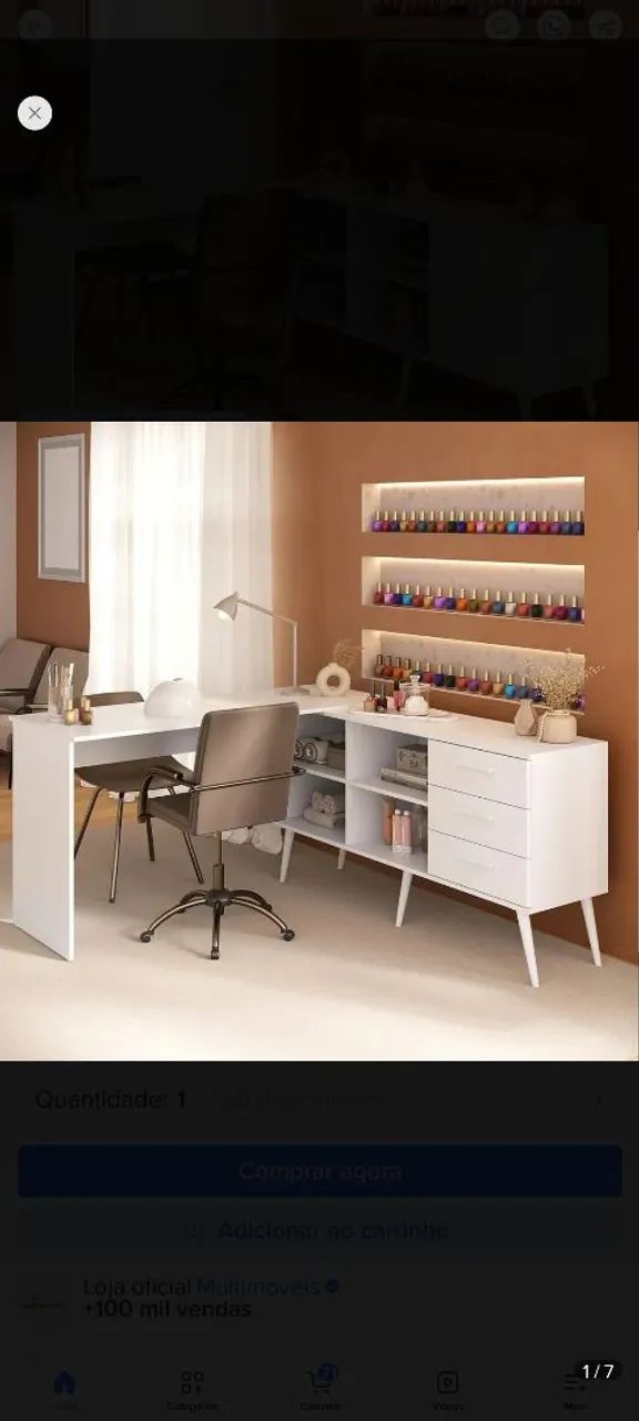Mesa pra manicure 