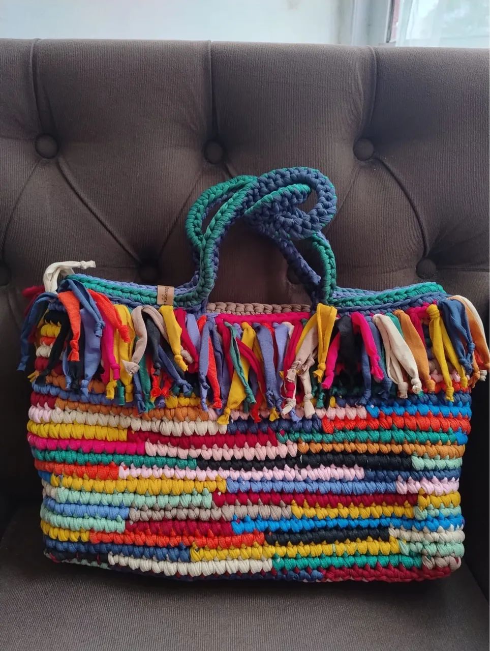 Bolsas em crochê 