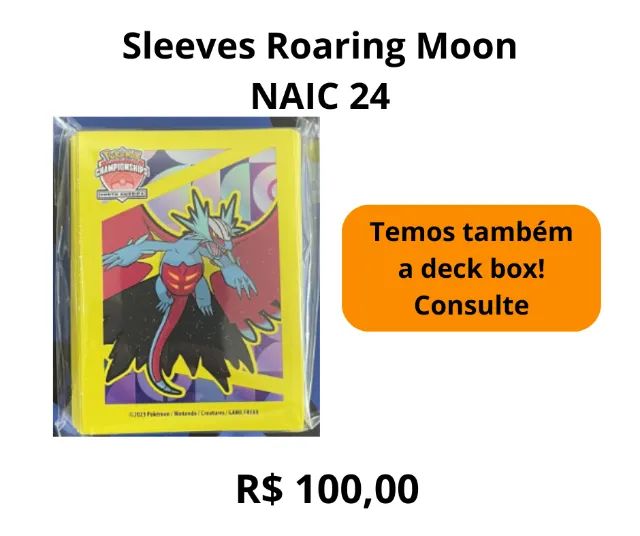 Pokémon - Sleeves protetores de cards EXCLUSIVOS dos torneios internacionais - Foto 4