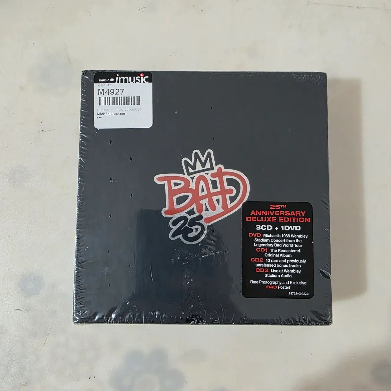 Michael Jackson Bad Cd Triplo E Dvd Do 25° Aniversario, Lacrado