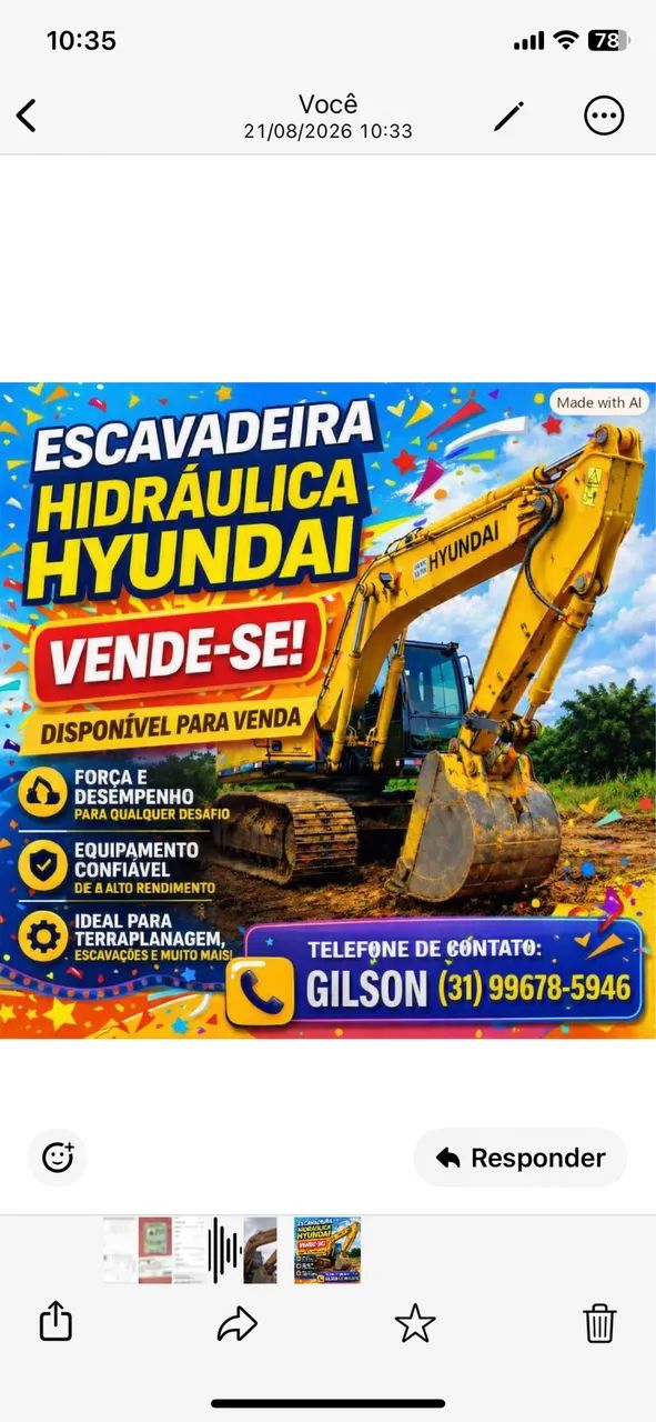 Escavadeira hidráulica 