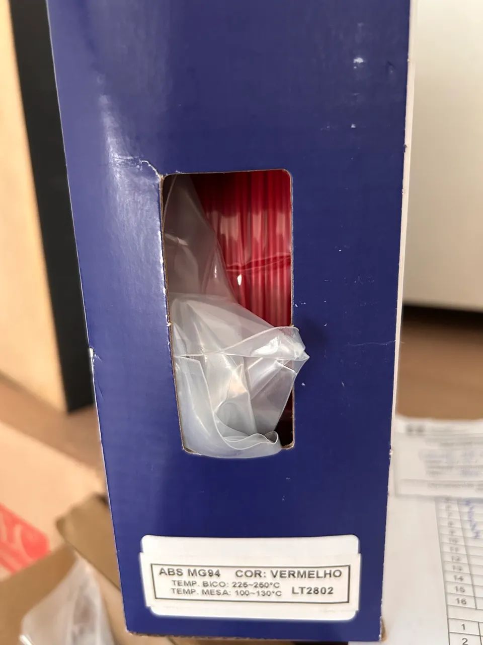 Filamento Gtmax 3d vermelho lacrado  - Foto 2