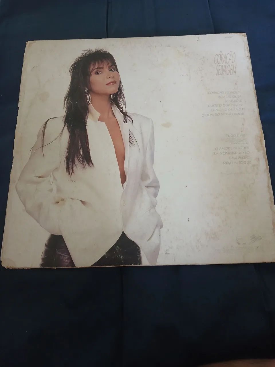 Disco de vinil lp Rosana coração selvagem  - Foto 2