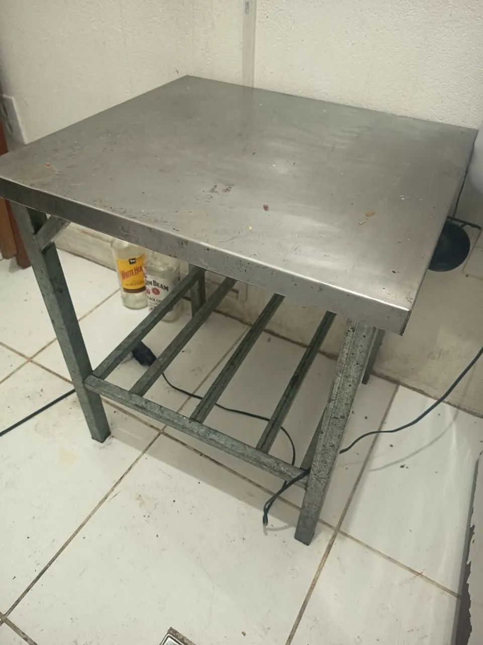Mesa de aço inox industrial para apoio  - Foto 2