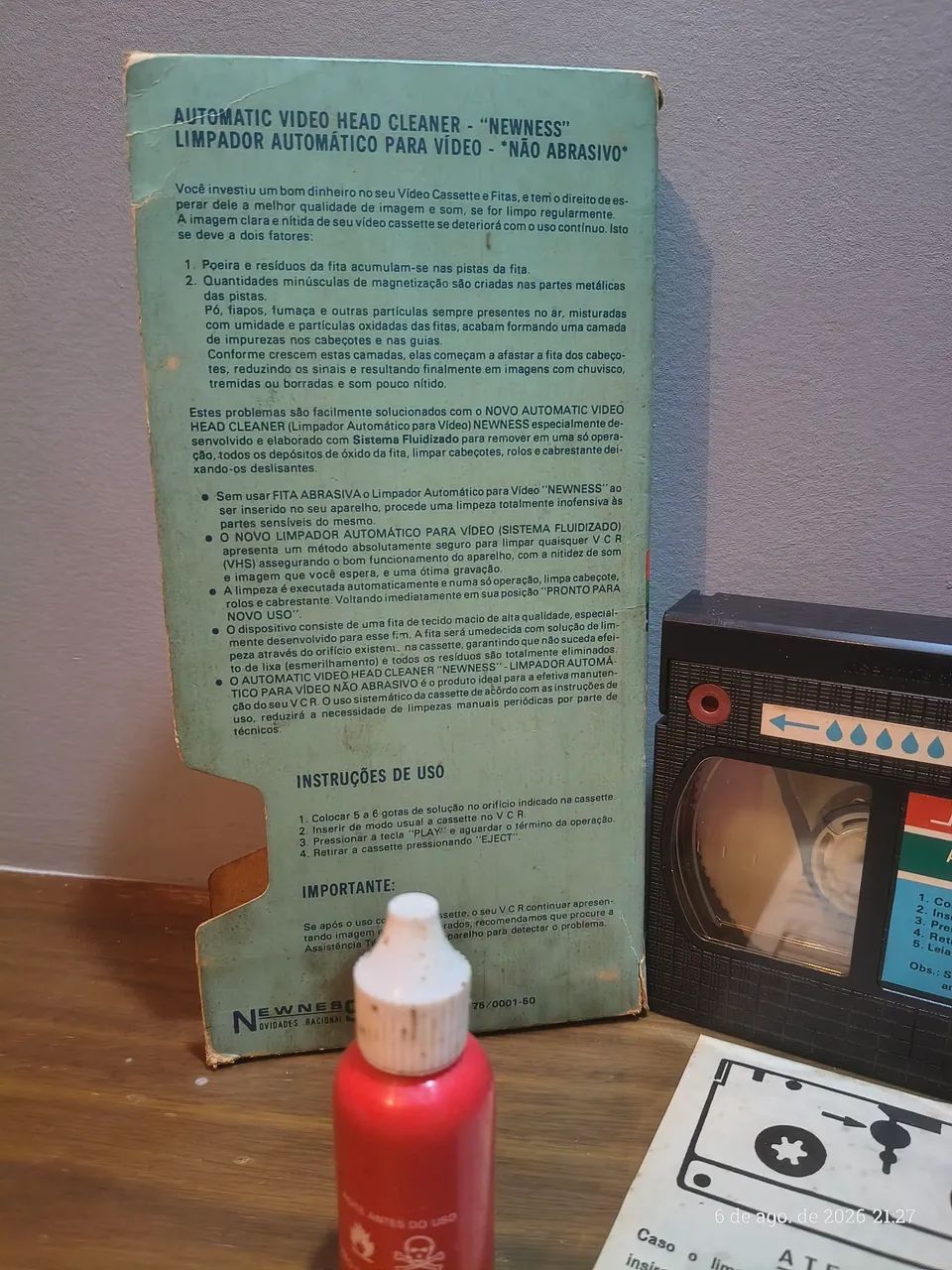 Vhs de limpeza antigo - Foto 4