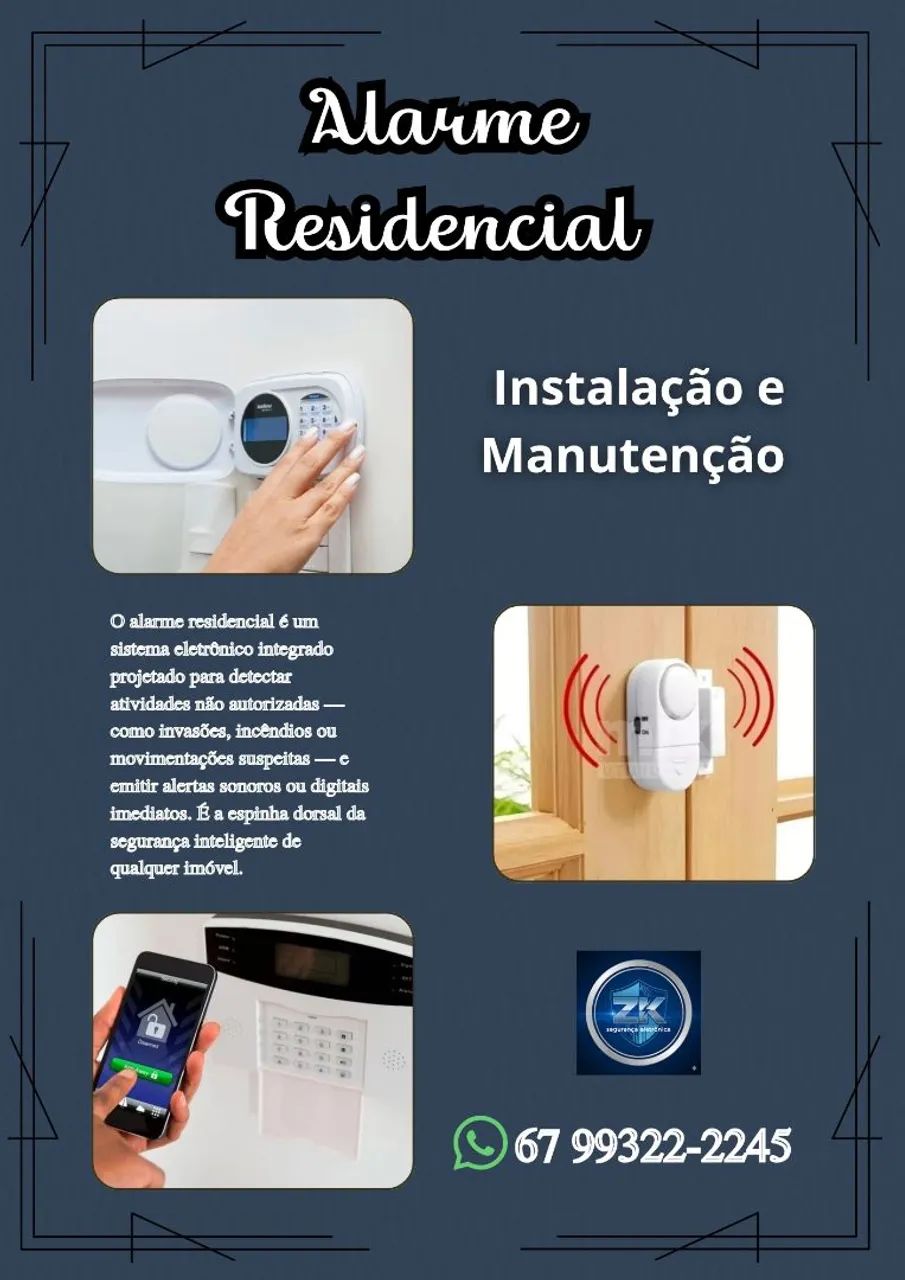 Alarme Residencial: A paz que sua família merece.
