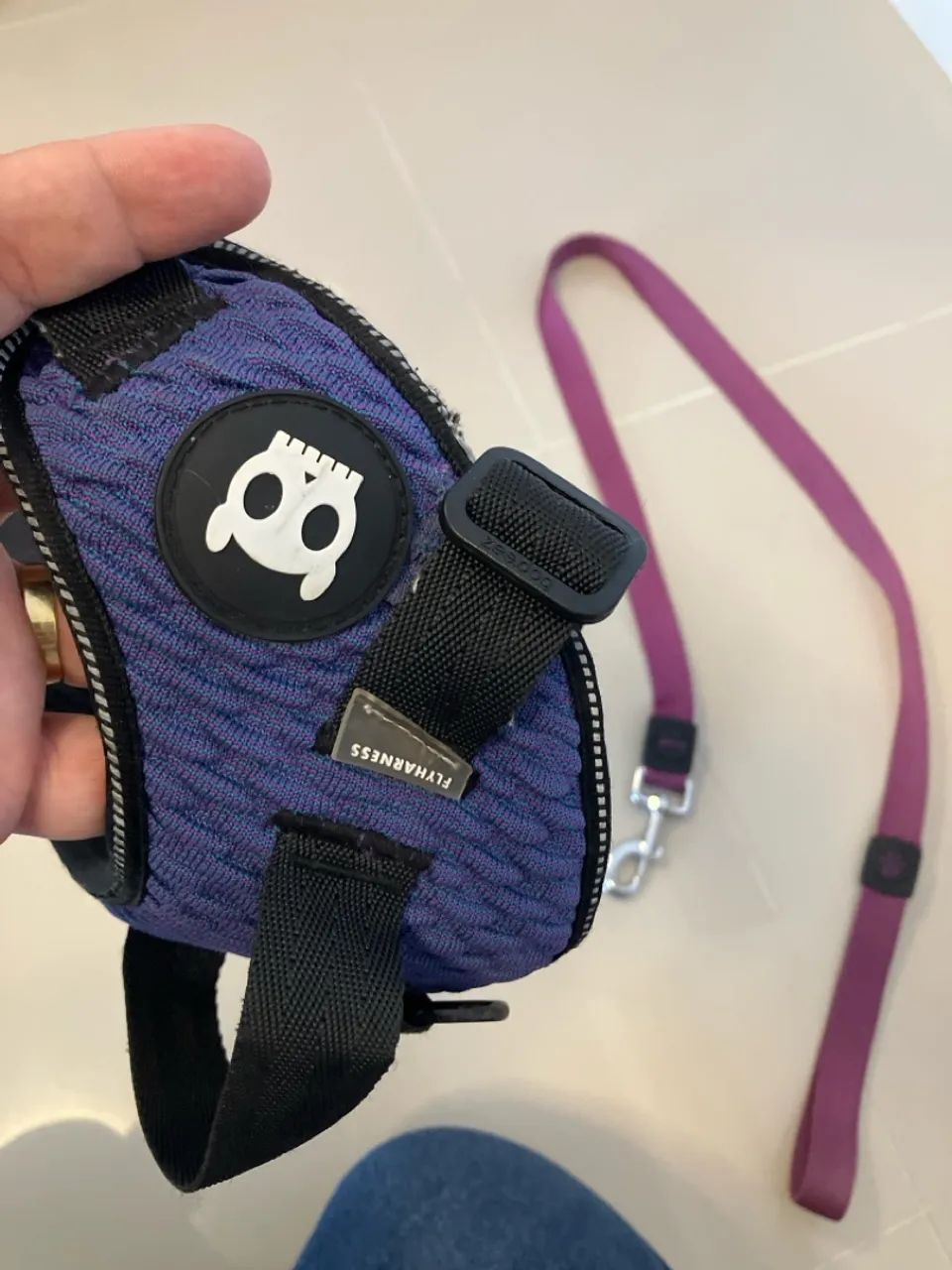 Peitoral para Cachorros FlyHarness Wicked Roxo número 2 - Foto 2