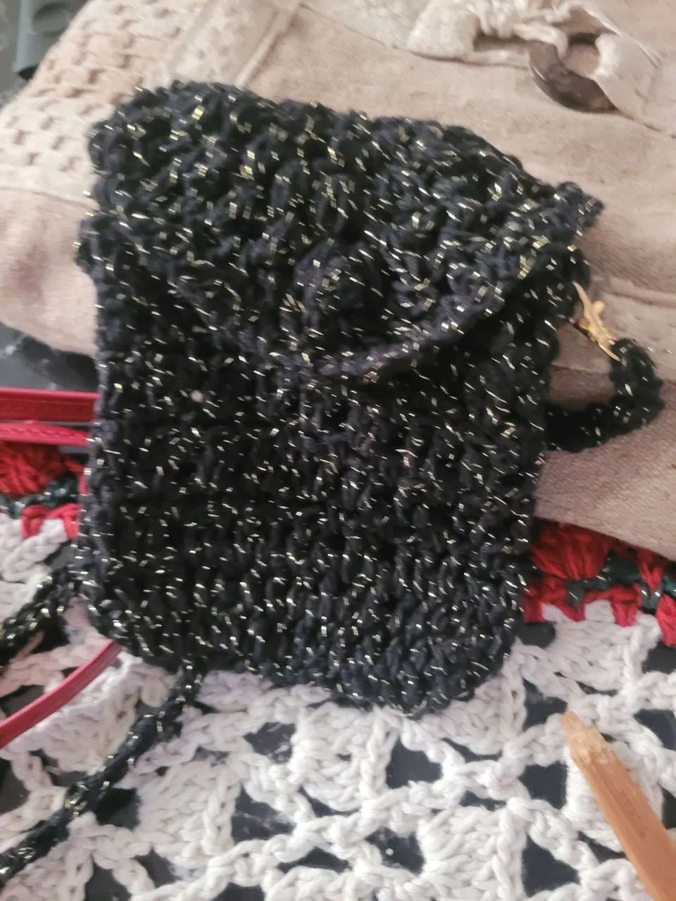 Bolsa de crochê  - Foto 5
