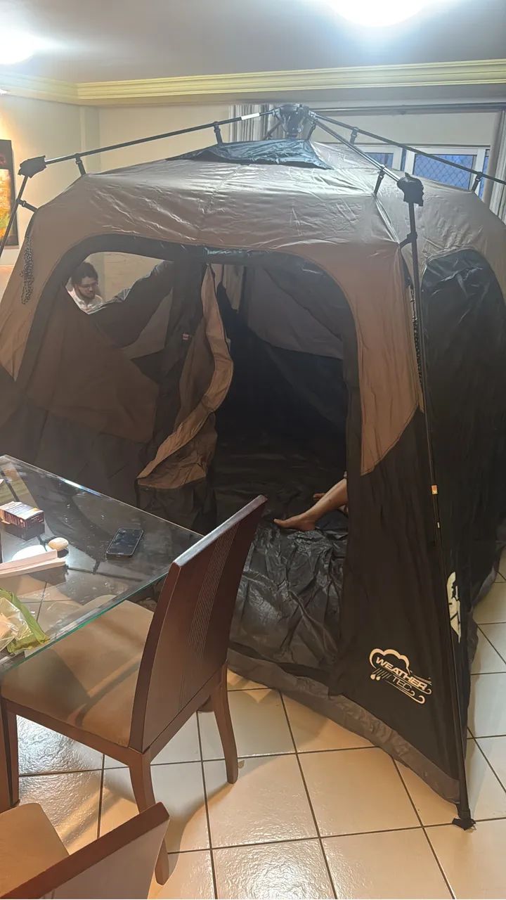 BARRACA Coleman cabina instantânea 6 pessoas nova - Foto 5