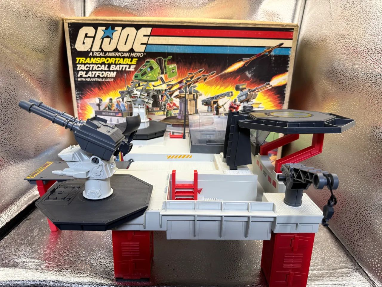 GIジョー　砲台 Gi Joe Tactical Battle Platform - 1985 - Comandos em ação