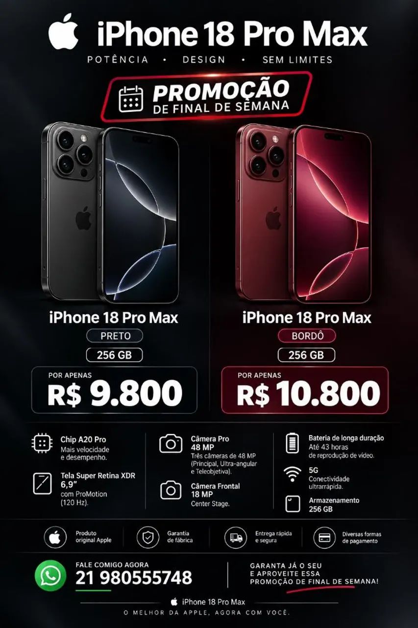iPhone 18 pro Max 