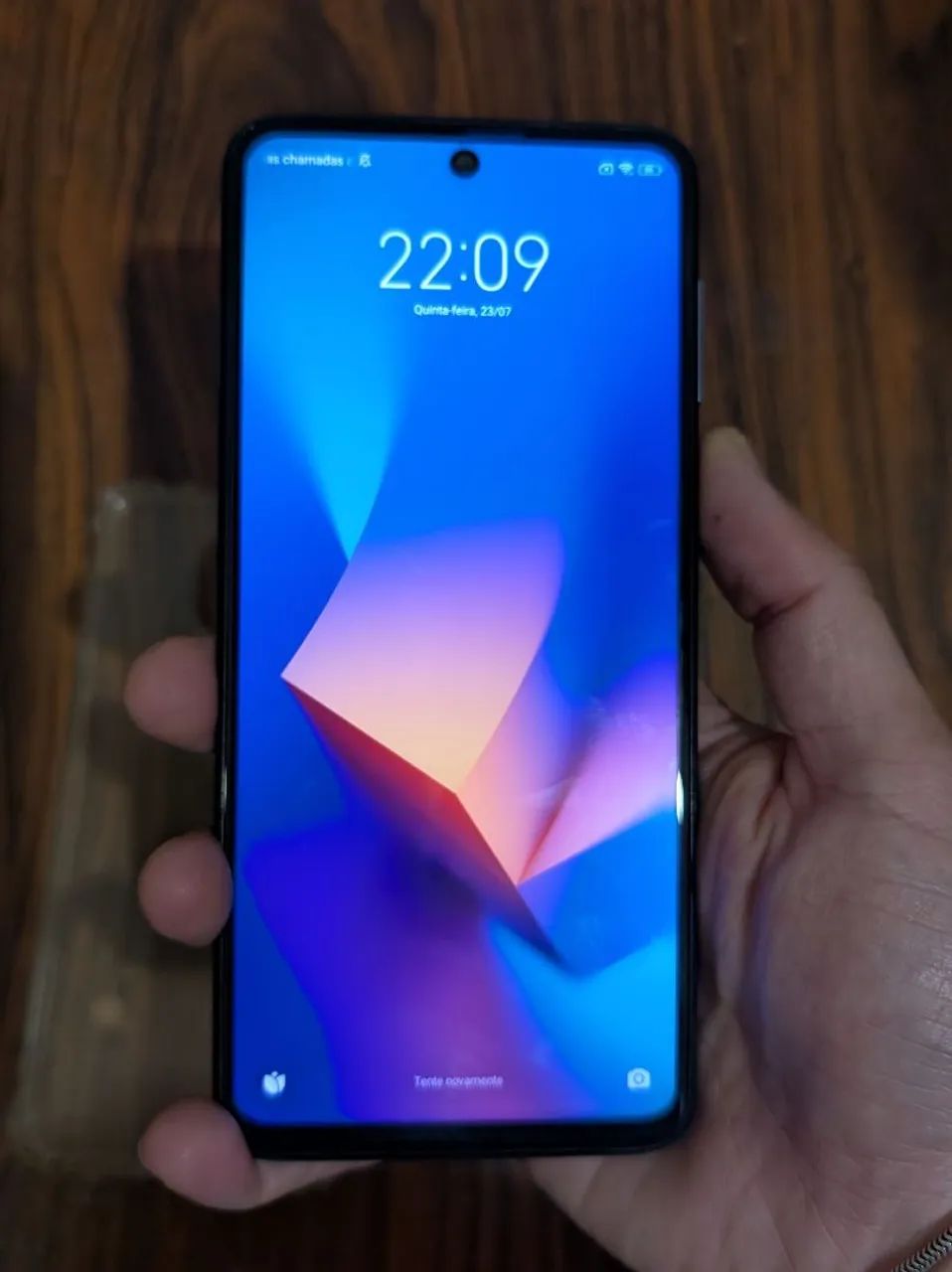 Redmi note 9s azul 128 gb (com capa e película de vidro) - Foto 2