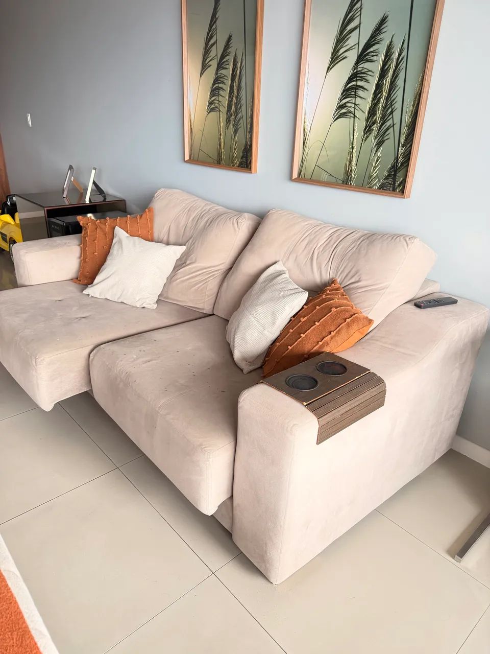 VENDO SOFÁ 3 LUGARES JACAÚNA  - Foto 3