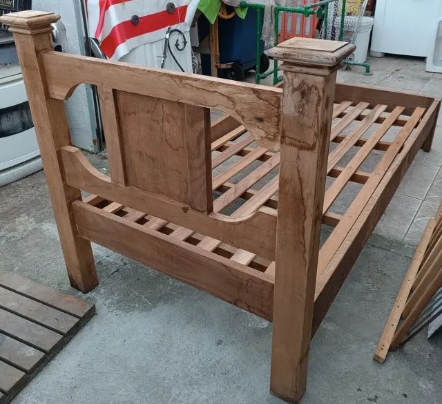 Cama De Solteiro Madeira Maciça - Foto 3
