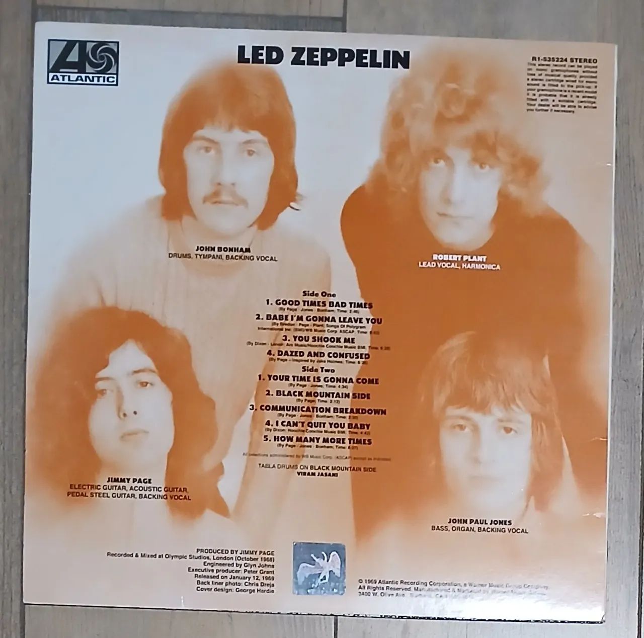 Disco de Vinil Led Zeppelin I Importado - Foto 2