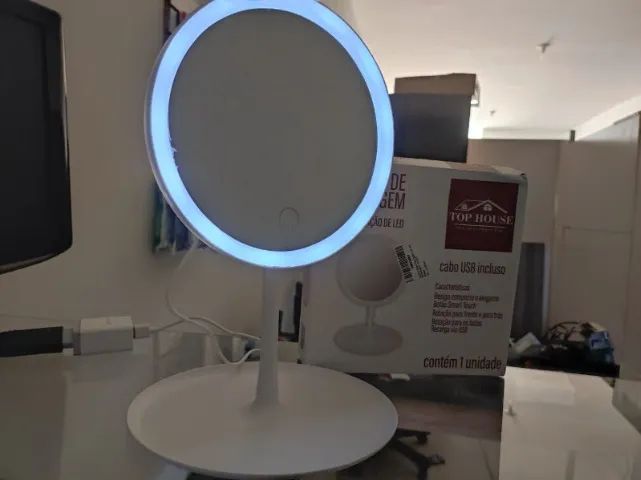 Espelho de maquiagem LED - Novo  - Foto 3