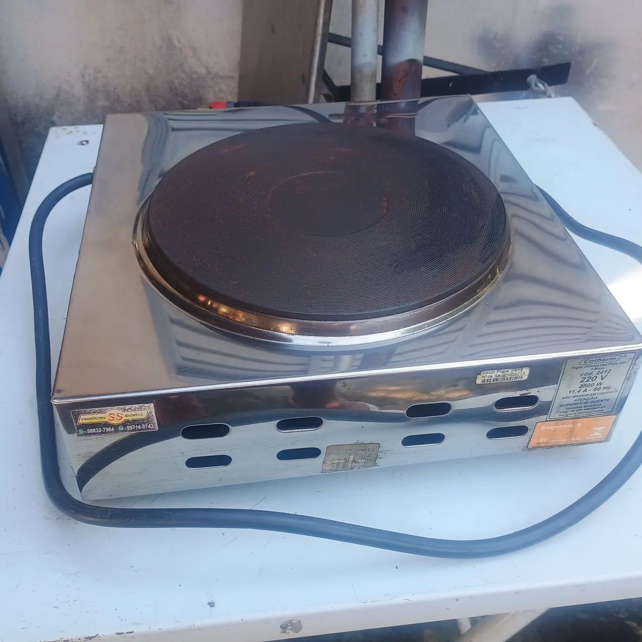 Fogão Elétrico Coterm 2500 Wats 220 Volts! - Foto 4