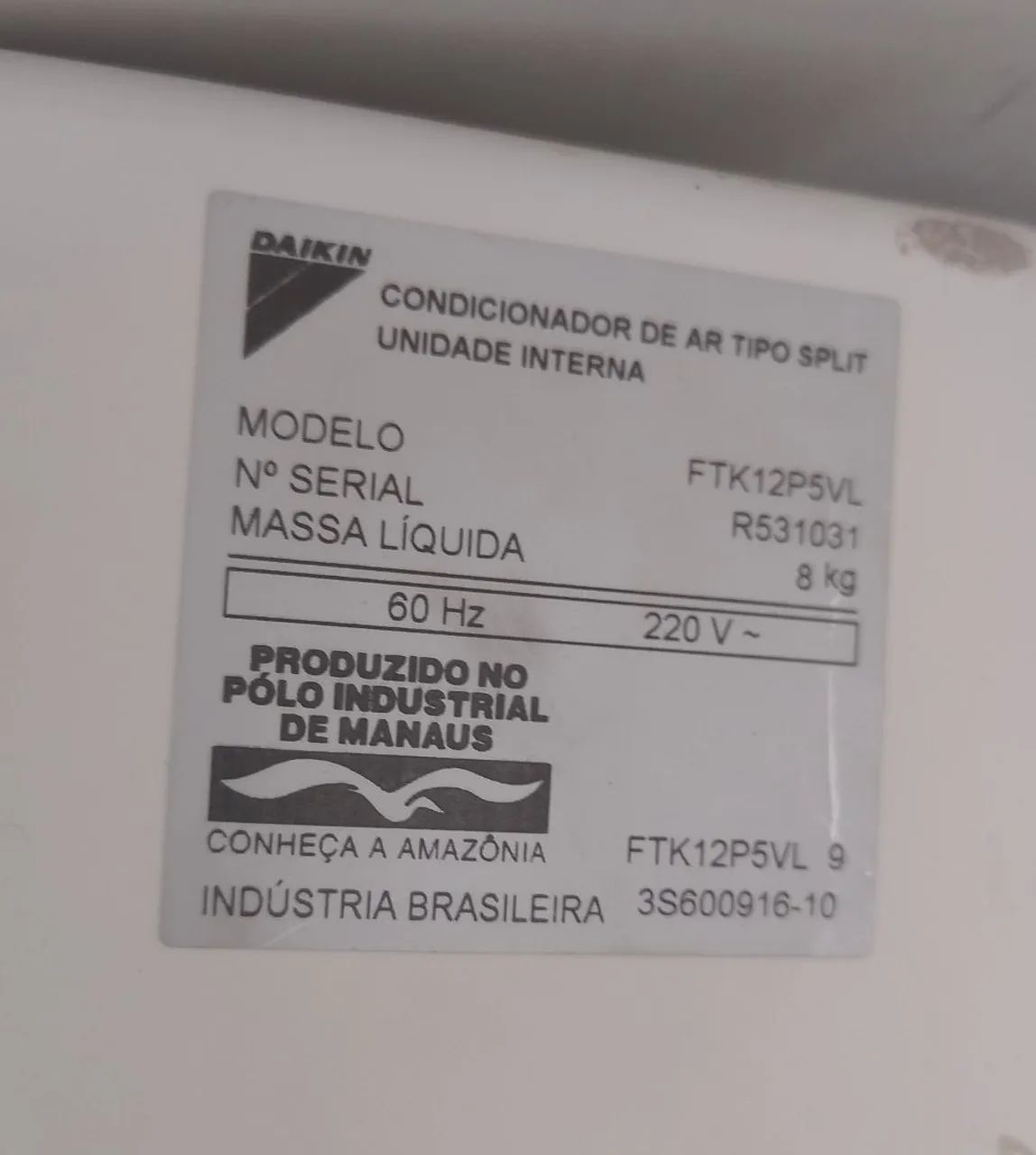 Ar condicionado Split Daikin 12 mil BTU - Foto 3