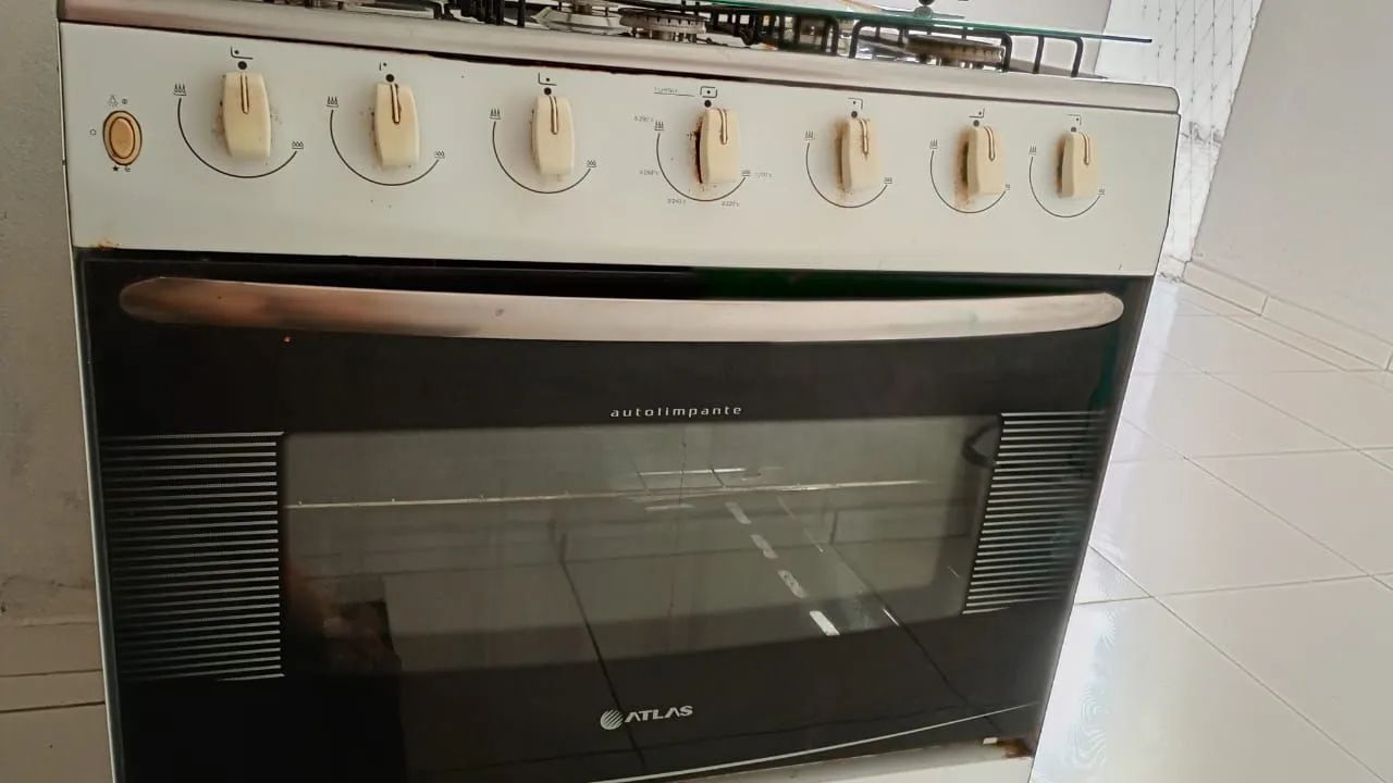 Fogão branco com 6 bocas  - Foto 3