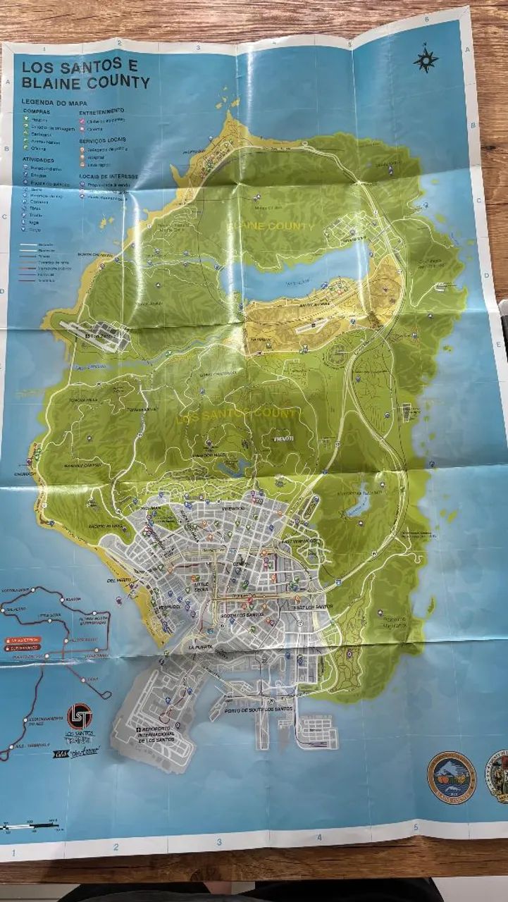 Gta 5 Jogo Ps3 com Mapa  - Foto 4