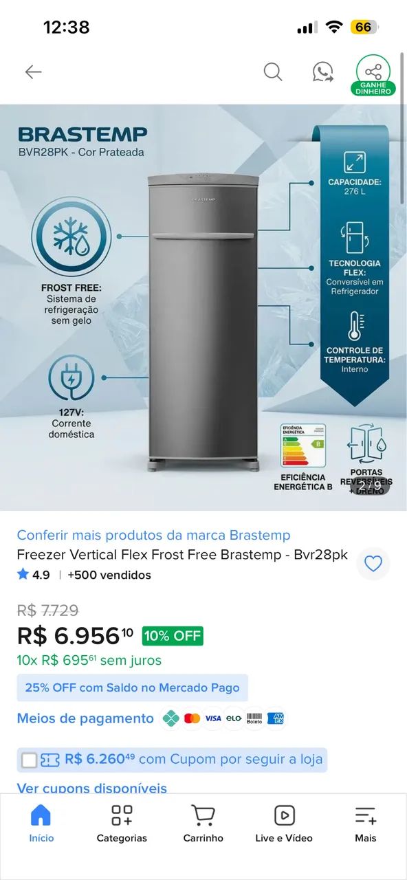 Refrigerador Brastemp  - Foto 2