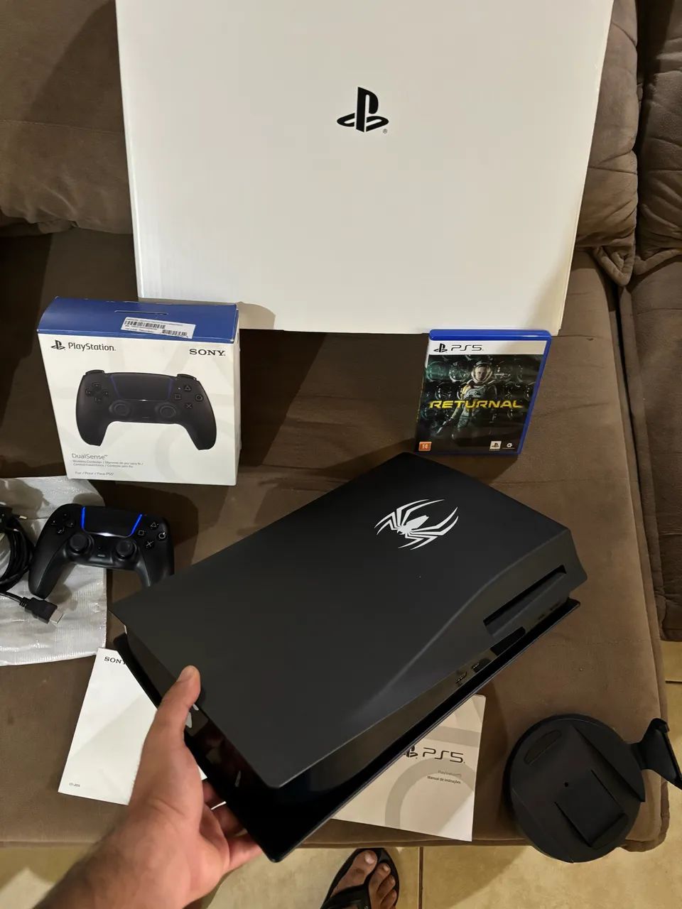 PS5 EDIÇÃO ESPECIAL SPIDER MEN + GTA V + RETURNAL + COD + FORTNITE + OUTROS - Foto 3