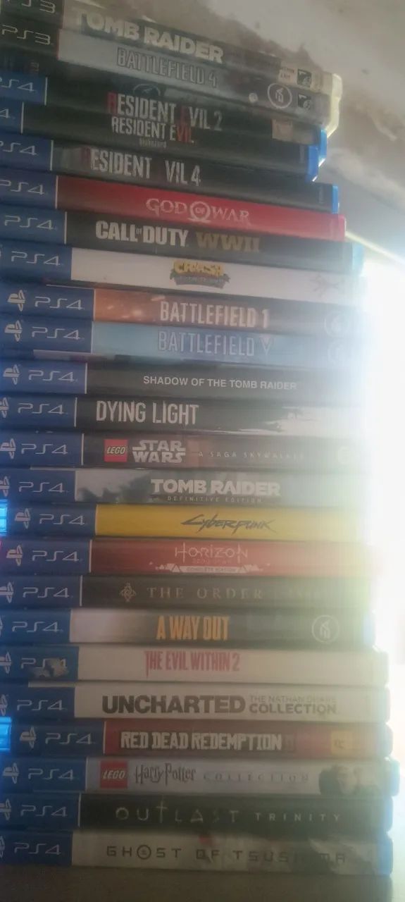 Jogos ps4 e ps3