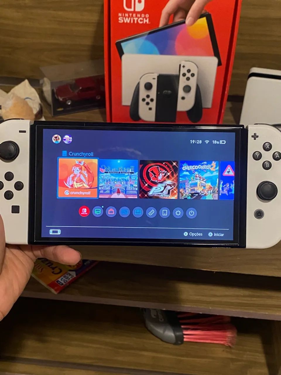 Nintendo switch oled + jogo - Foto 2