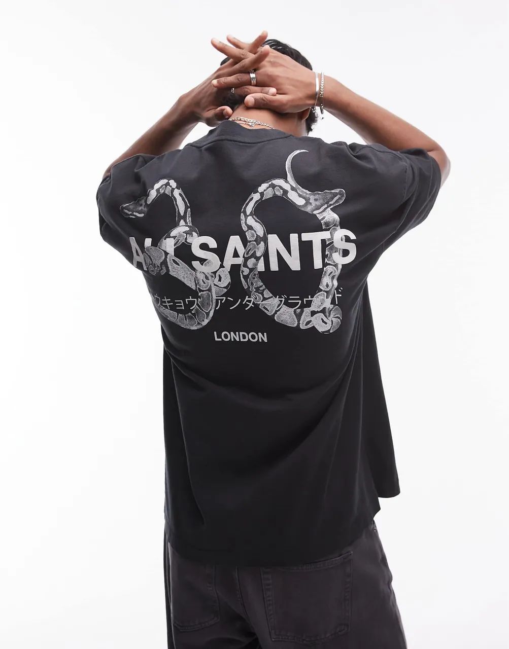 Camisa All Saints preta nova com etiqueta  - Foto 3