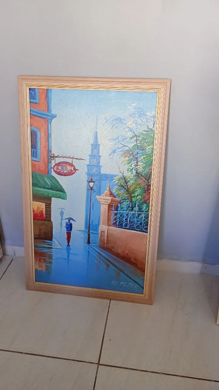Quadro pintura à óleo 
