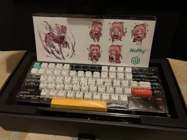 Teclado Mecânico NuPhy Halo75 - Switches Baby Raccoon | Completo + Extras - Foto 3