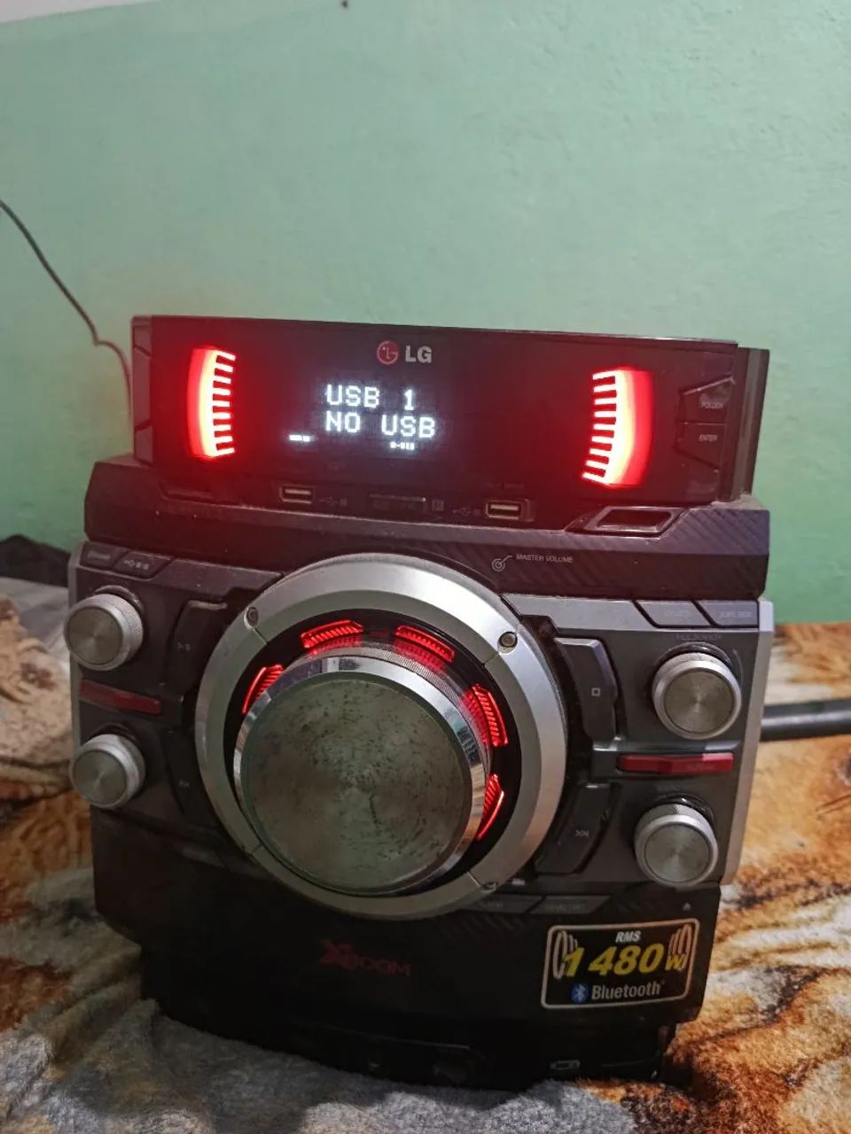 Mini system LG moderno com defeito  - Foto 5