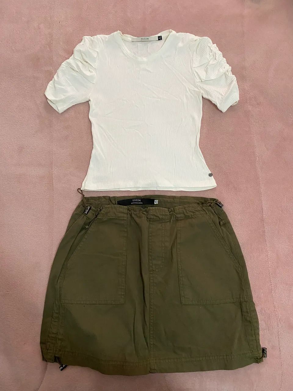 Mini saia PP + 3 blusas YouCom  - Foto 4