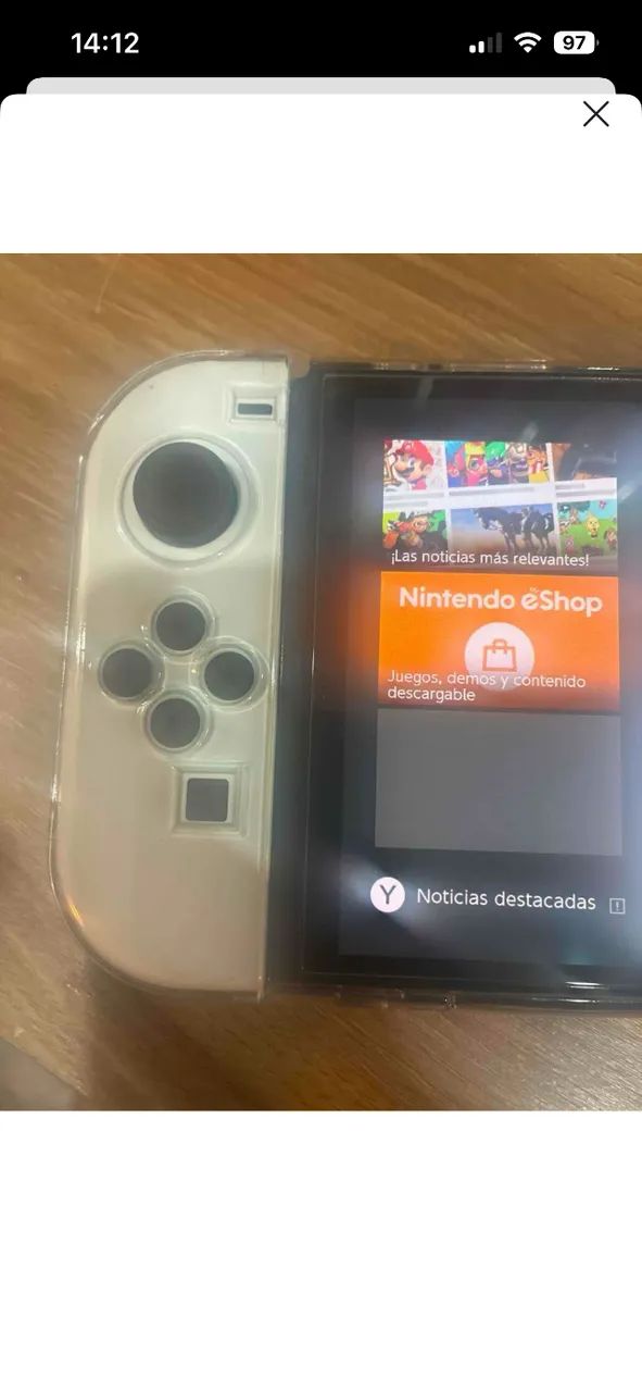 Nintendo switch oled um ano da compra sem usar