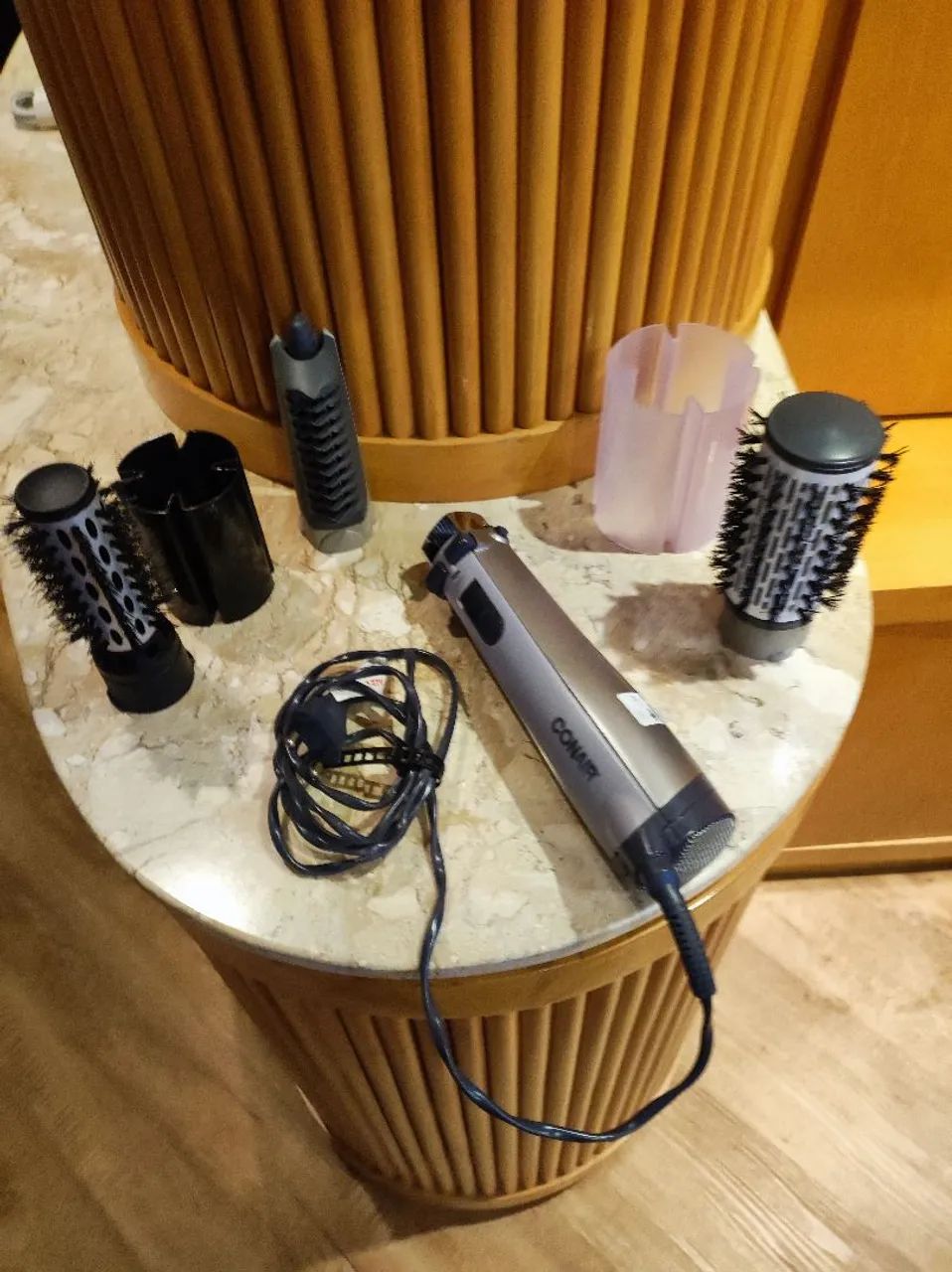 Rotating air brush titanium Conair