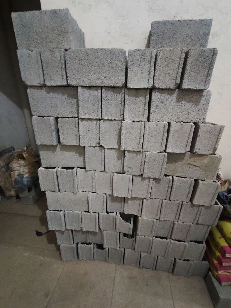 Bloco de cimento 13X17X29
