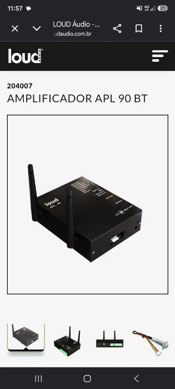 Amplificador APL 90bt