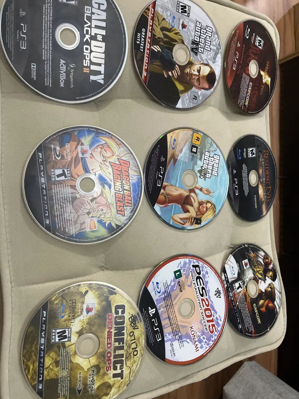 Lote 4 de jogos de Ps3