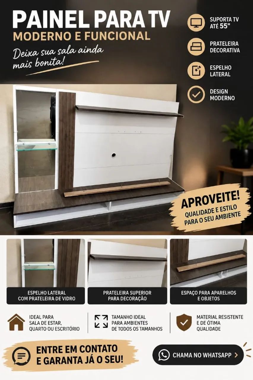 Painel de tv em perfeito estado 