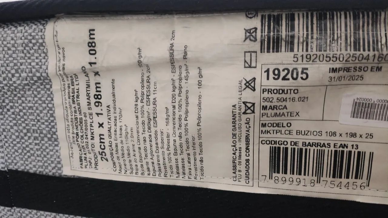 Cama solteirão molas ensacadas plumatex - Foto 4