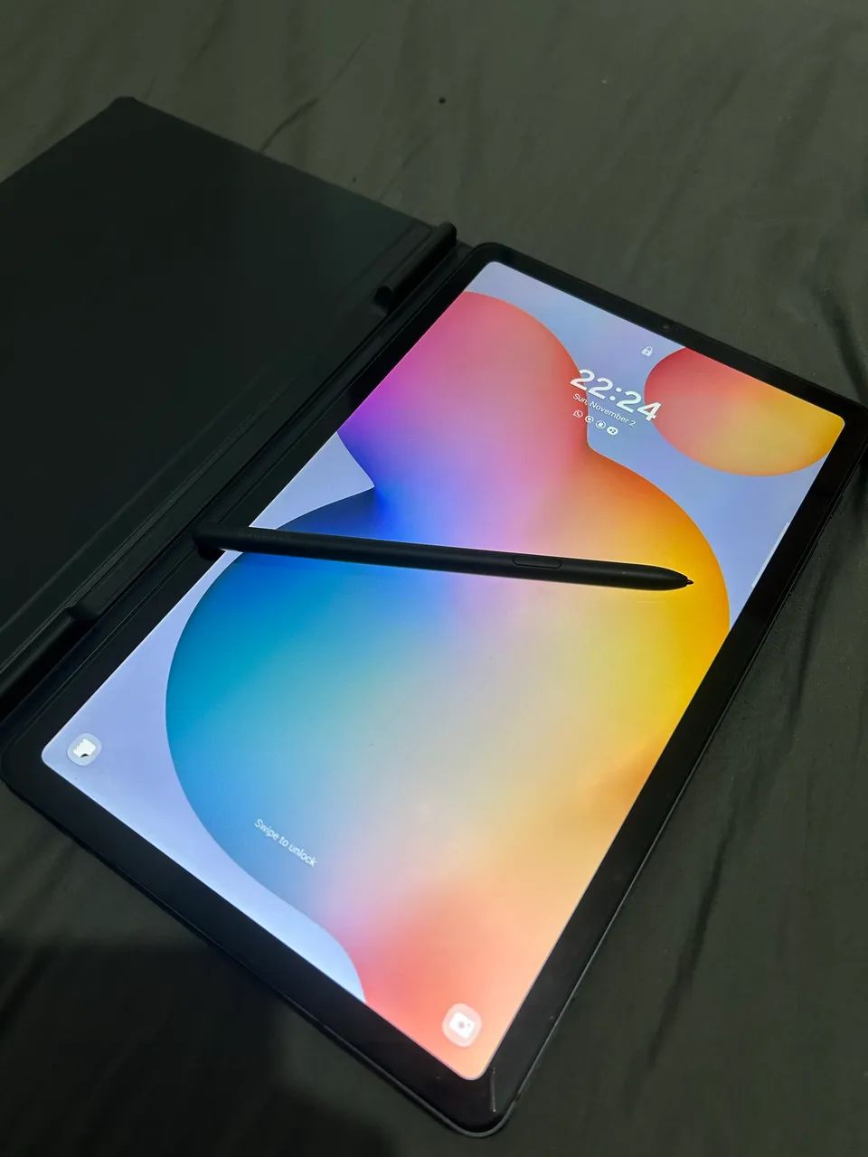 Tablet Samsung S6 Lite. Ótimo para estudos