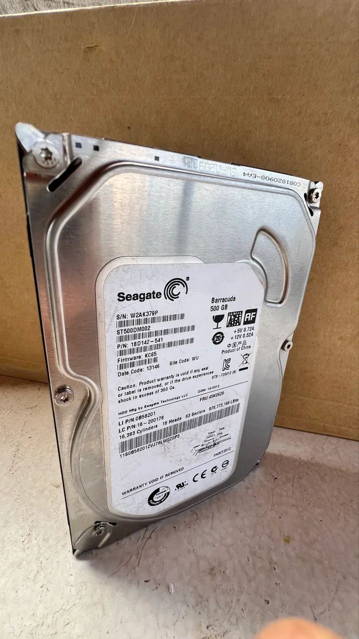 HD Seagate Barracuda 500GB SATA - Foto 3