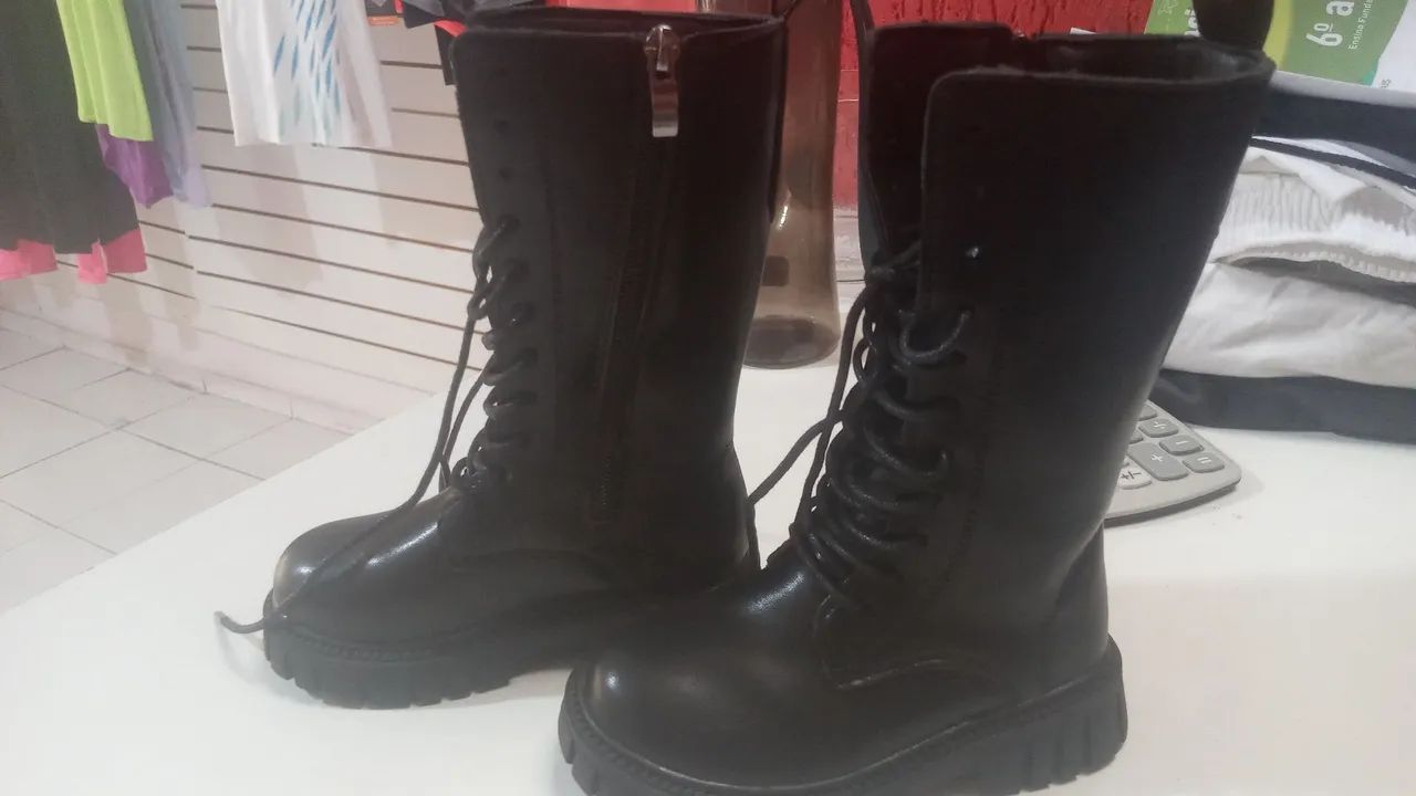 BOTAS ALTAS E MODERNAS ESTILO K POP NOVA